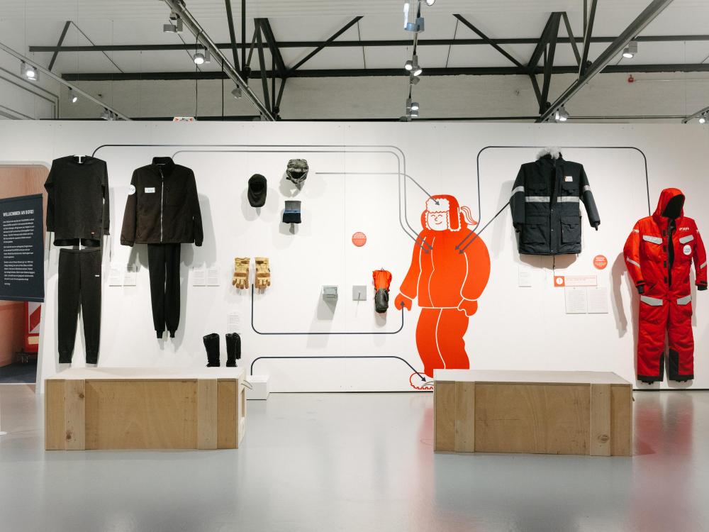 Technikmuseum Dünnes Eis Kleidung