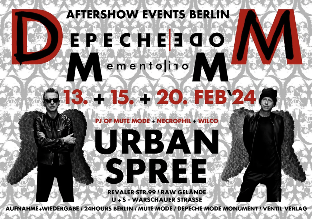 DEPECHE MODE AFTERSHOW EVENT BERLIN - Urban Spree NIGHT #3 